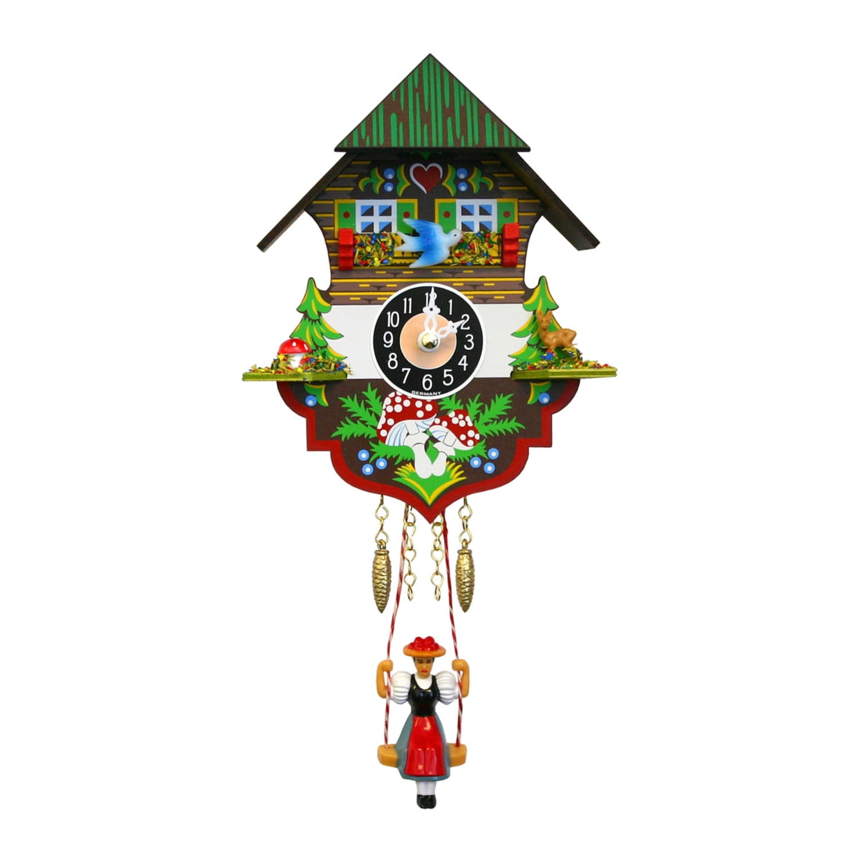 Engstler Battery-operated Clock - Mini Size with Music & Chimes