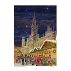 Picture of Alexander Taron ADV321 16.75 x 11.25 x 0.1 in. Sellmer Advent Calender - Munich with No Envelope - Extra Large