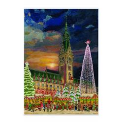 Picture of Alexander Taron ADV326 16.75 x 11.25 x 0.1 in. Sellmer Advent Calender - Hamburg with No Envelope - Extra Large