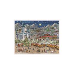 Picture of Alexander Taron ADV70138 Sellmer Advent Calender - Christmas Market at Neuschwanstein with Envelope - 11 x 15 x 0.1 in.