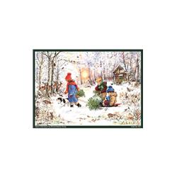 Picture of Alexander Taron ADV816 Sellmer Advent Calender - Snowy Forest with Envelope - 11.75 x 8.25 x 0.1 in.