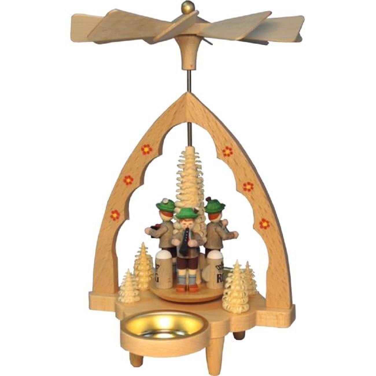 7 in. Richard Glaesser Pyramid - Bavarians with Instruments