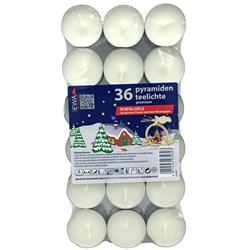 9.25 x 4.5 x 1.5 in. German Tealight Candle - Pack of 36