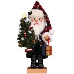 Picture of Alexander Taron 0-839 Christian Ulbricht Santa with Christmas Tree Nutcracker - 19.25 x 8.9 x 7.5 in.