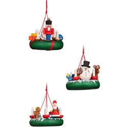 Picture of Alexander Taron 10-0661 2 x 2.25 x 2.25 in. Christian Ulbricht Ornaments - Assorted Wreaths - Set of 6