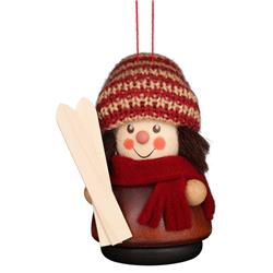 Picture of Alexander Taron 15-0216 Christian Ulbricht Skier Ornament&#44; Natural - 3 x 2 x 3 in.