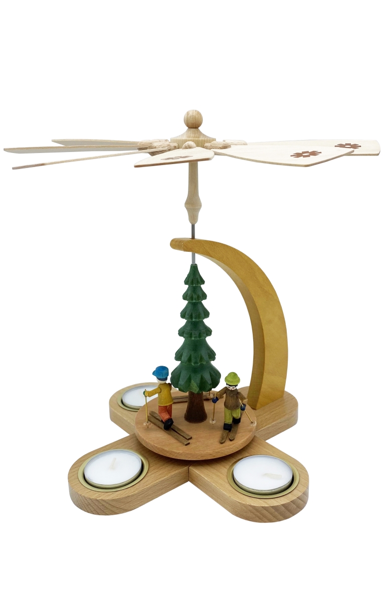 15874 11 x 8 x 8 in. Pyramid Skiers