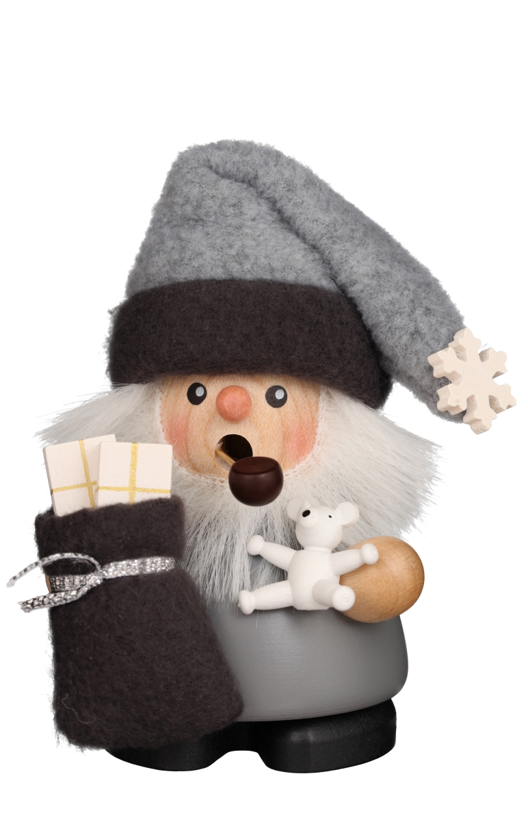 1-697 Christian icht Smoker - Gray Santa Claus