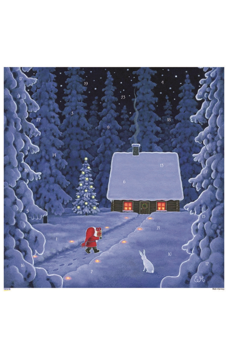 10509 11.75 x 11.75 x 0.1 in. Advent Tomte at Cottage