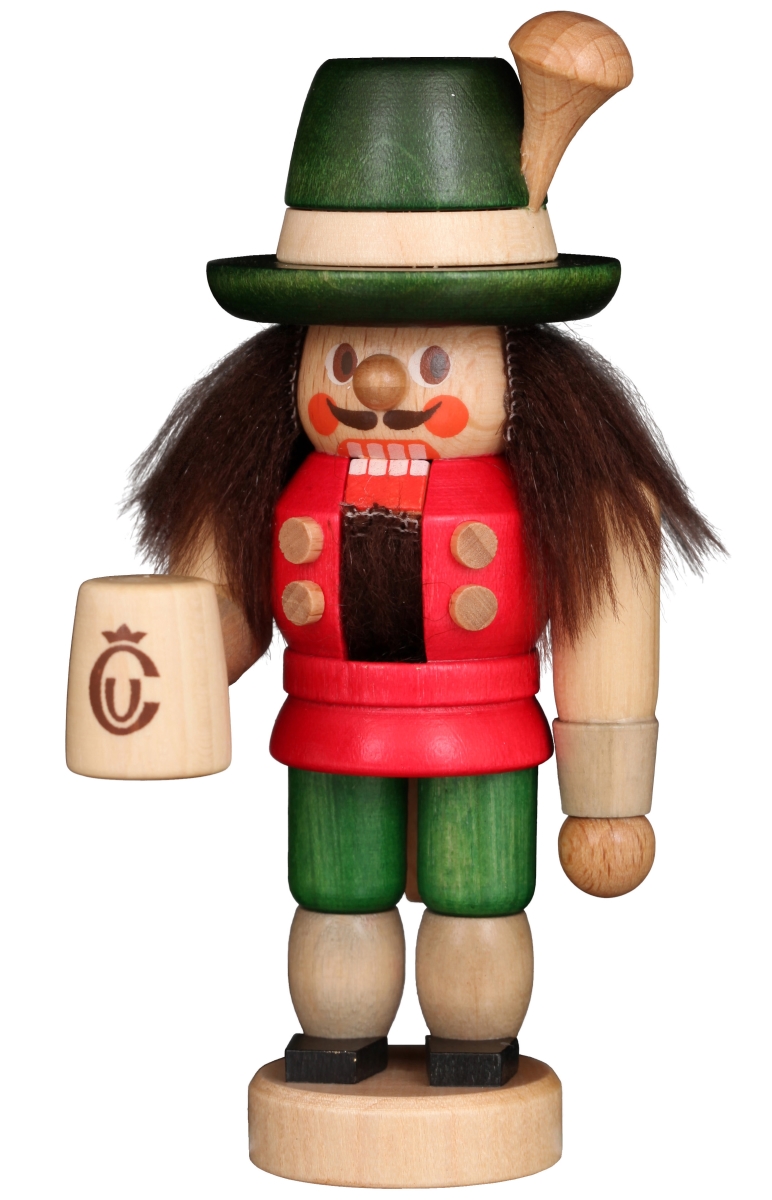 13-0523 4.1 x 2 x 2.2 in. Christian Ulbricht Mini Nutcracker - Bavarian