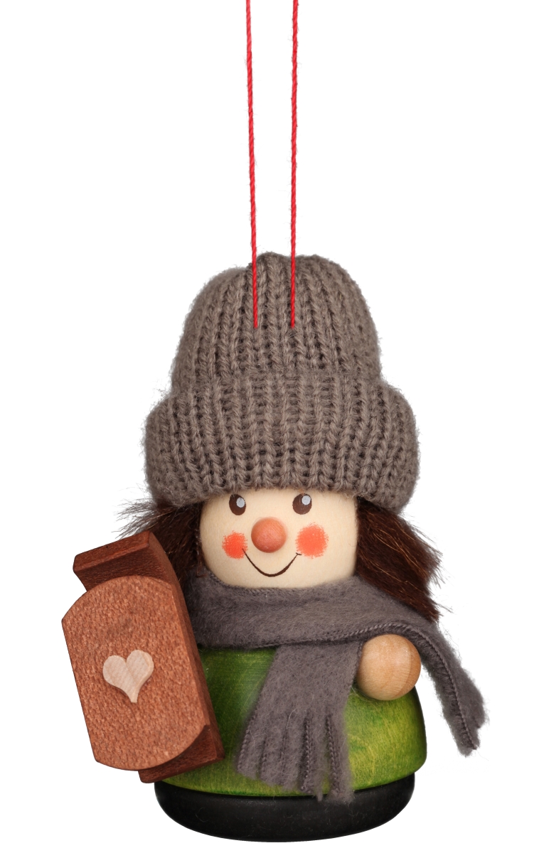 15-0440 3.3 x 2.2 x 2.2 in. Ornament Sled Rider