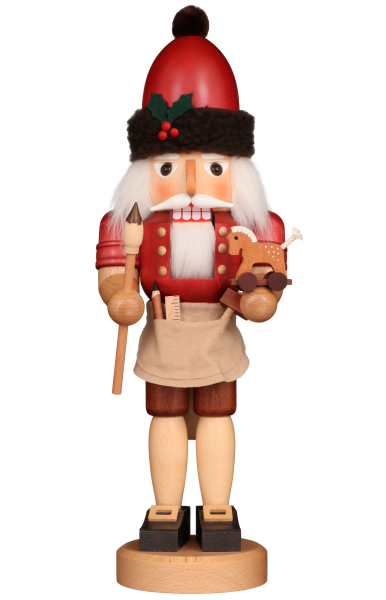 32-580 16.5 x 5.5 x 4.5 in. Christian Ulbricht Nutcracker - Santas Workshop