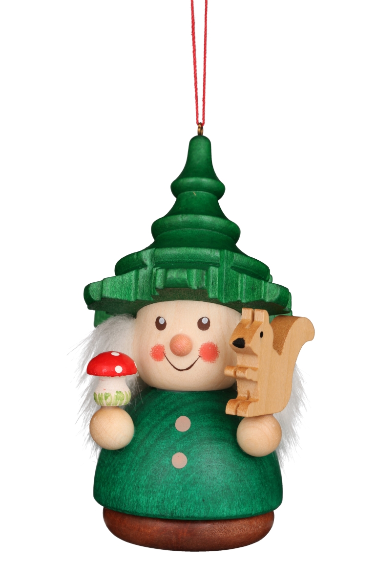 15-0438 3.75 x 2 x 1.75 in. Ornament Green Woodsman