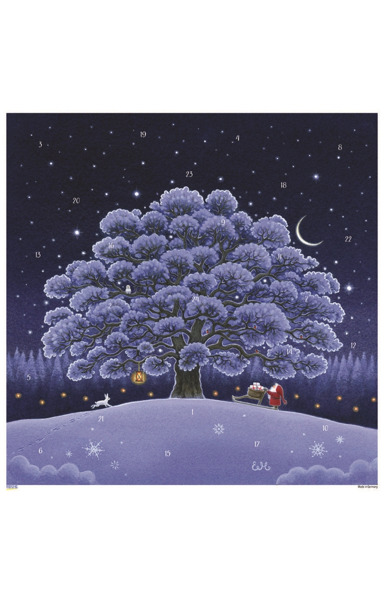 10507 11.75 x 11.75 x 0.1 in. Advent Tomte at Tree