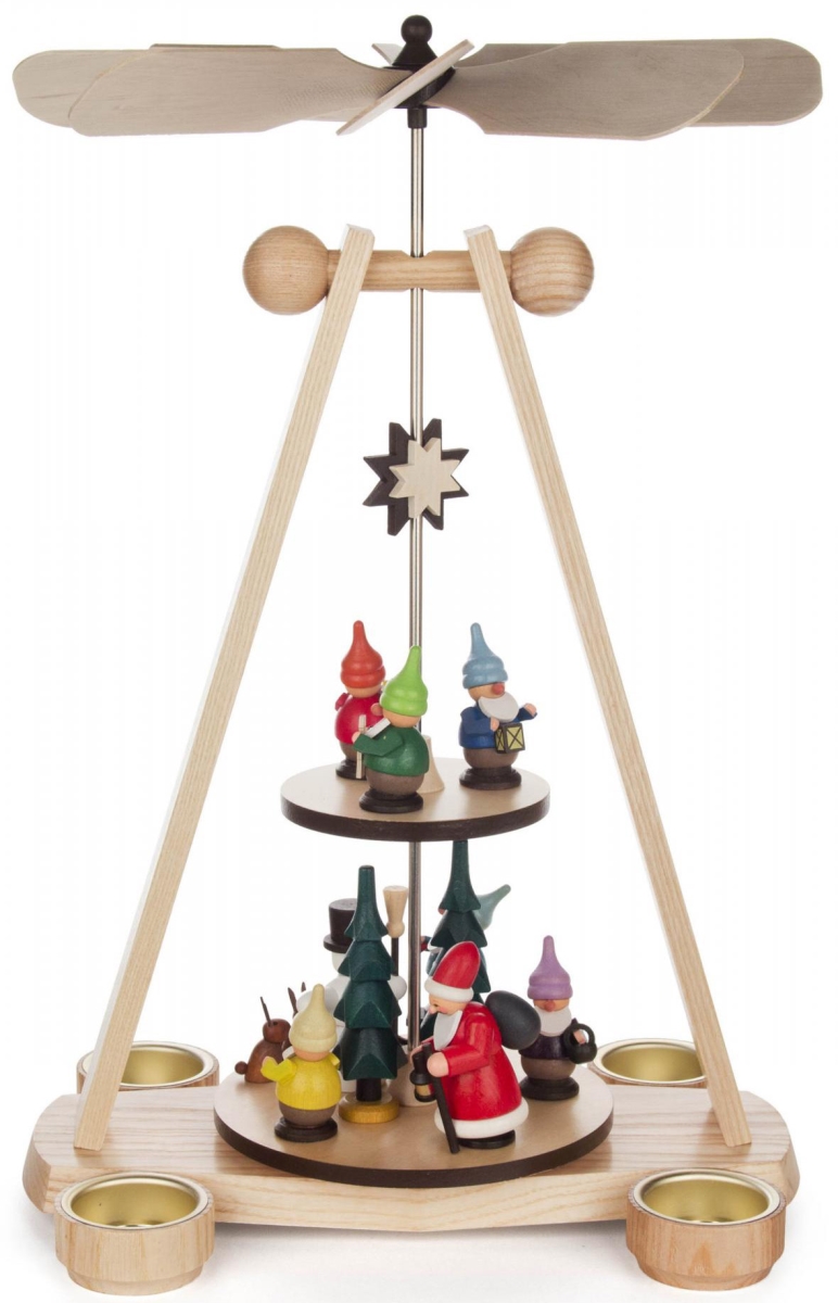 085-1014 16.15 x 10.65 x 7.1 in. Pyramid 2-Tier Dwarf Pyramid