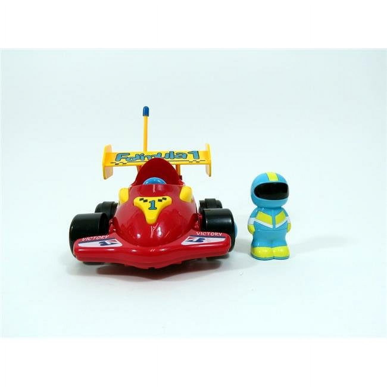 Picture of Azimport MC03R 4 in. Cartoon R & C Formula Race Car Toy for Toddler - Red