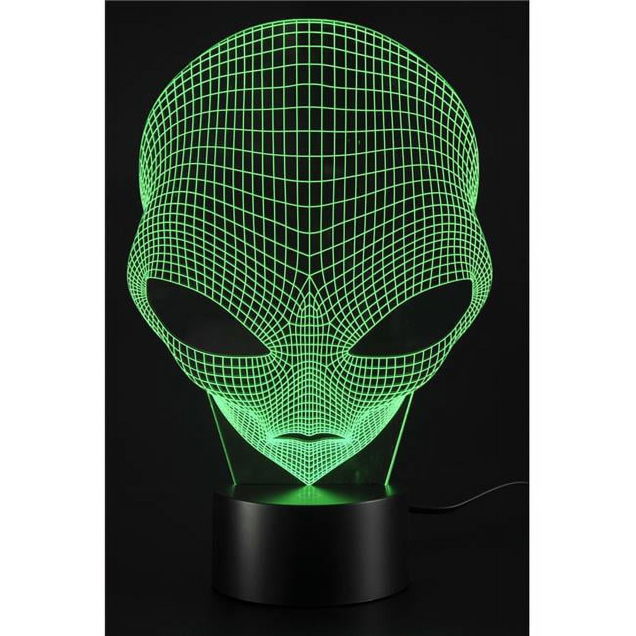 Picture of AZImport TG3048 3D Lamp USB Power Amazing Optical Illusion 3D Grow LED Lamp Alien Shapes, Assorted Color
