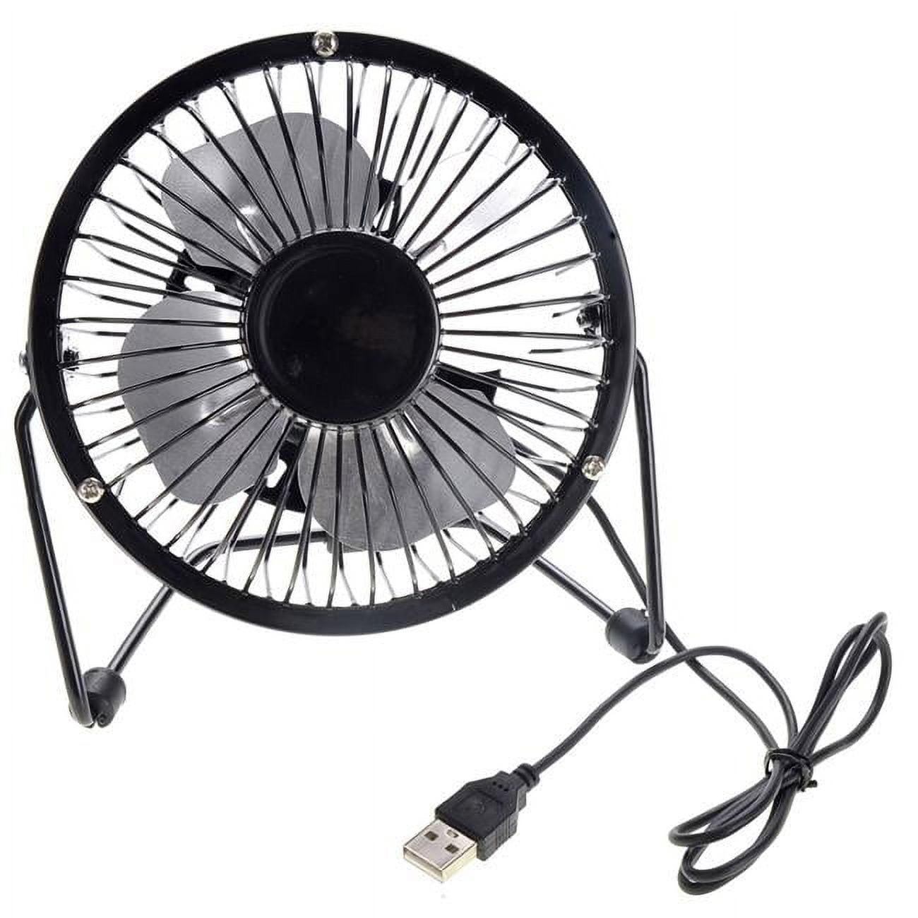 Picture of AZImport TGF5 Portable Metal USB Mini Table Fan&#44; Black