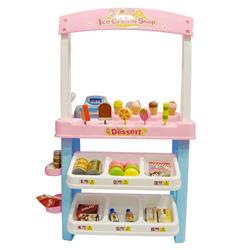 Picture of AZ Import PS809 Pink Ice Cream Shop&#44; Luxury Grocery Supermarket & Pretend Playset - 47 Piece