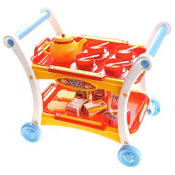 Picture of AZ Trading & Import PS300 Afternoon Tea Time Trolley Cart Pretend Play Set for Tea Party