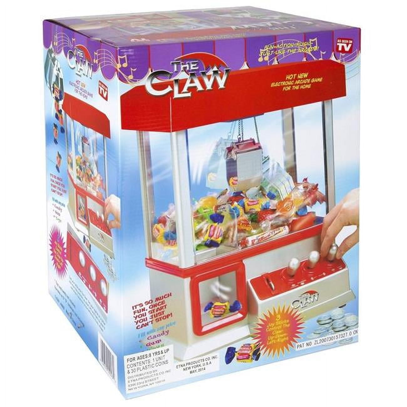 Picture of AZ Trading & Import MPT52A Carnival Crane Claw Game - Animation & Sounds for Exciting Pretend Play