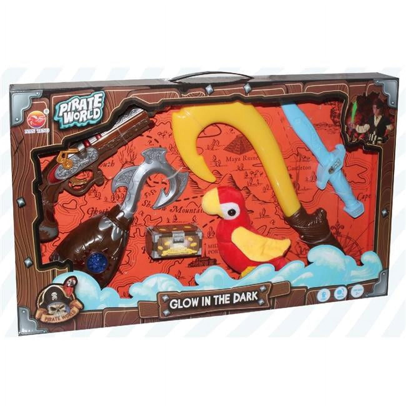 Picture of AZ Trading & Import PS6188 Pretend Pirate Glow in The Dark Playset