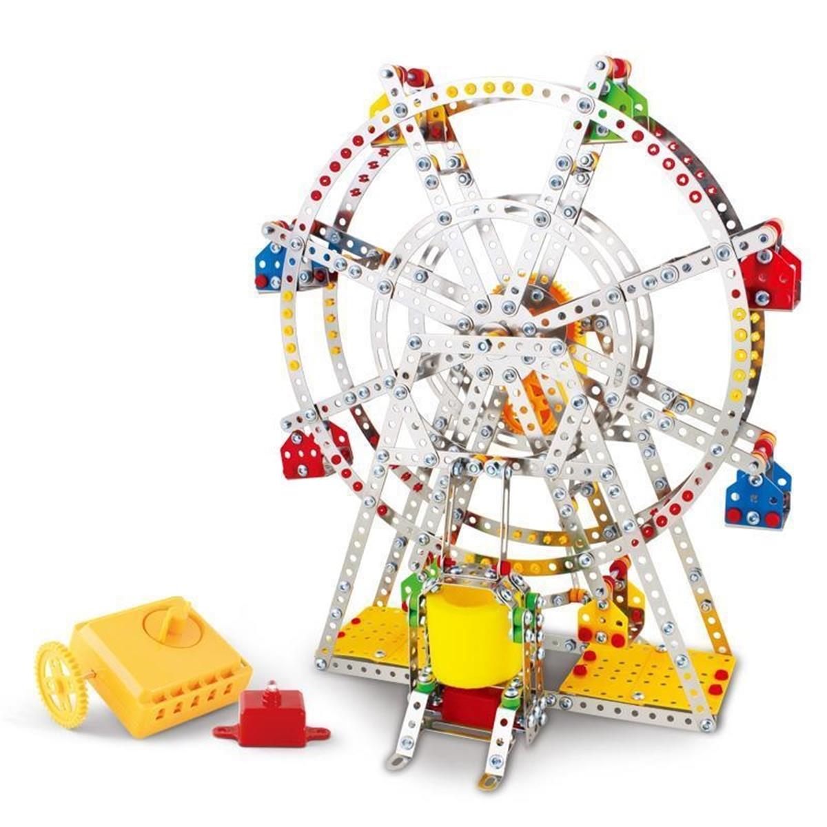 Picture of AZ Trading & Import PS816G Metal Toy Ferris Wheel Model Building Kit with Lights & Music