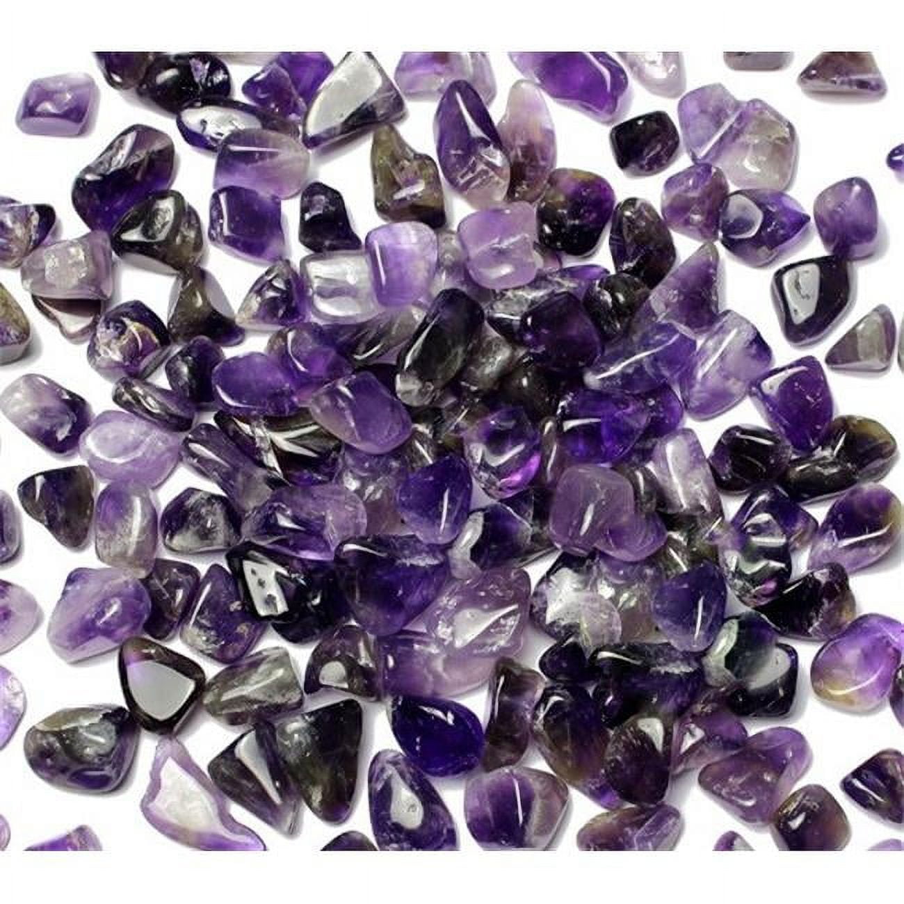 Picture of AZ Trading & Import RK460AME 1 lbs Amethyst Tumbled Chips Stone
