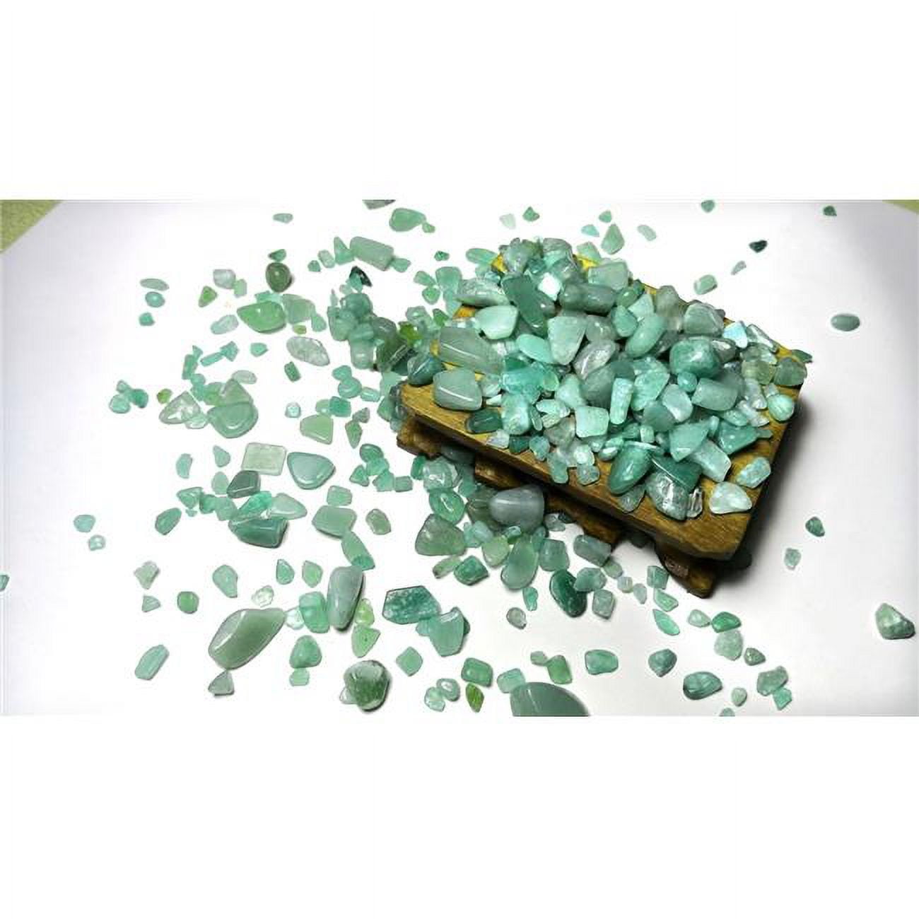 Picture of AZ Trading & Import RK460G 1 lbs Green Aveturine Tumbled Chips Stone
