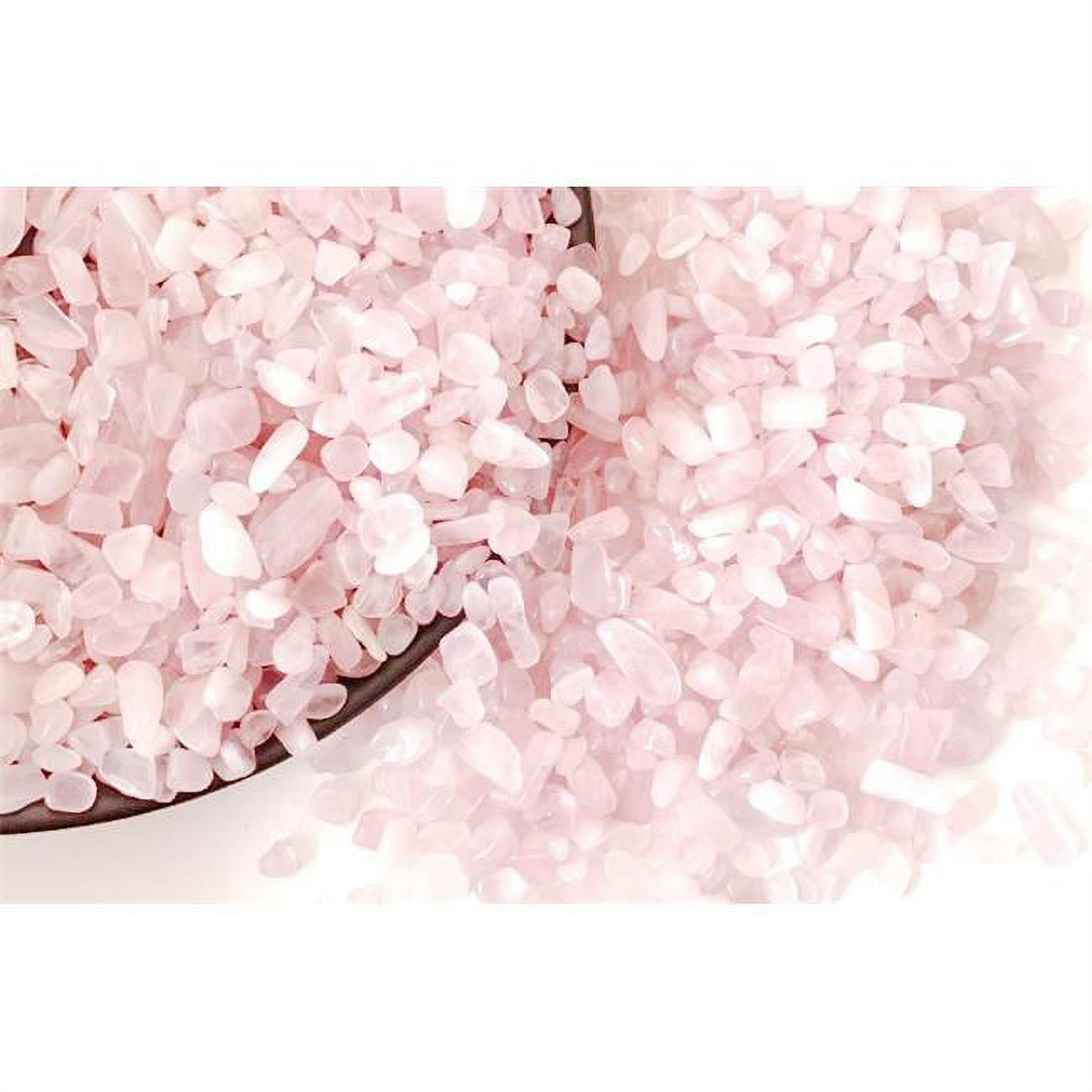 Picture of AZ Trading & Import RK460RO 1 lbs Rose Quartz Tumbled Chips Stone