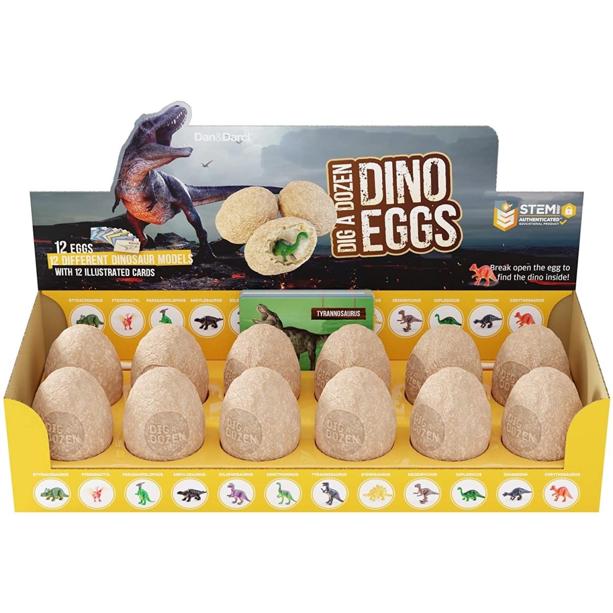Picture of AZ Trading DS2604 One Dozen Dinosaur Fossil Egg Digging Kit