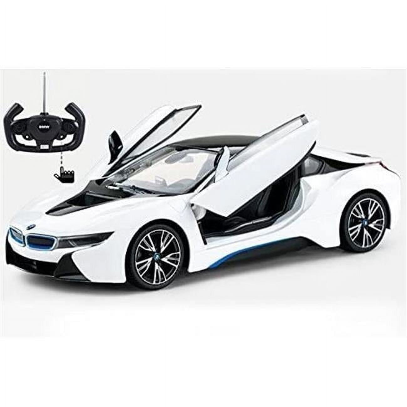Picture of AZ Trading BI8014W 1-14 Scale RC BMW i8 Authentic with Open Doors RC Car - White