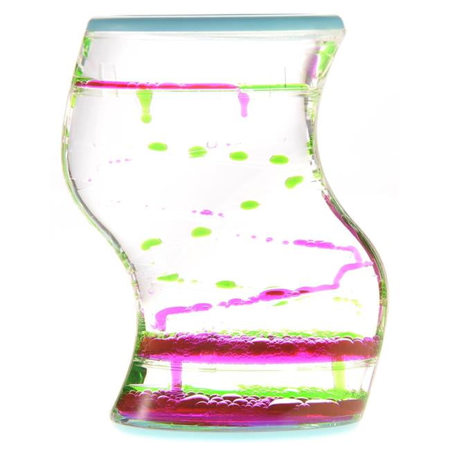 Picture of AZ Trading TG32X Green Pink Liquid Motion Bubbler&#44; Green & Pink