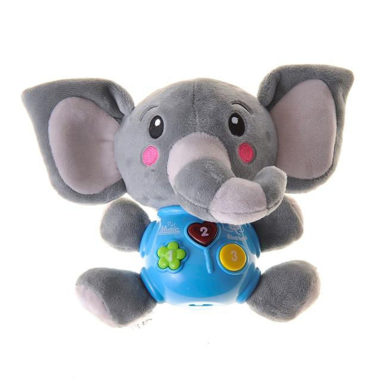 Picture of AZ Trading PS88001 Musical Elephant Infant Plush Toy