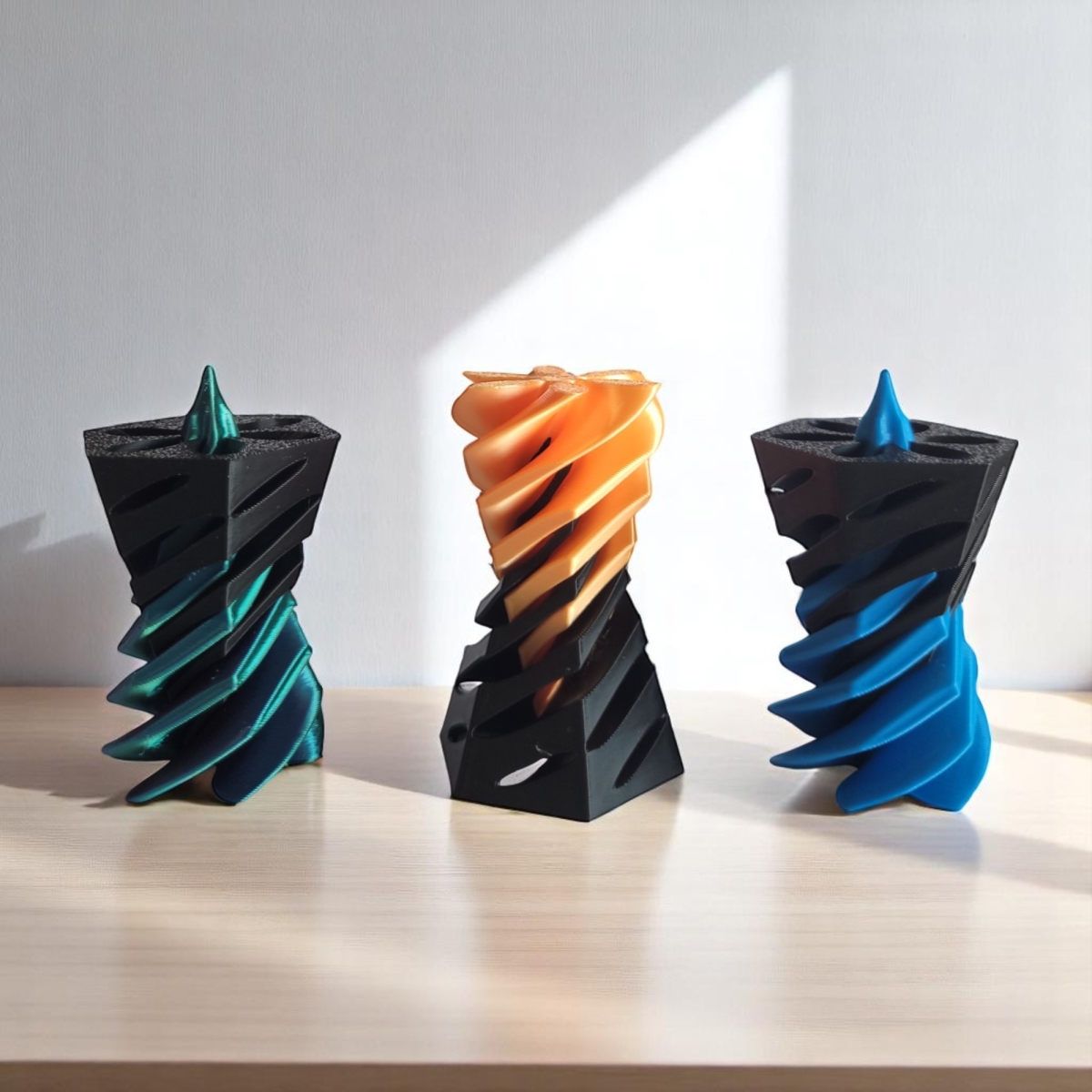 Picture of AZ Trading PYR25OBTRI 3D Printed Impossible Pass Through Pyramids - Set of 3