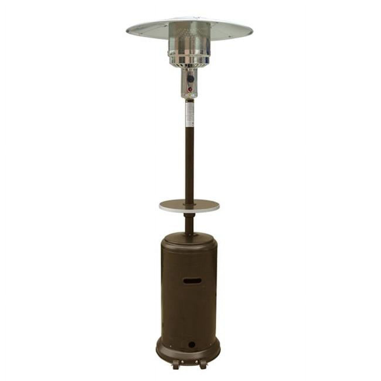 Picture of AZ Patio Heaters HLDS01-CG Outdoor Patio Heater with Table&#44; Hammered Bronze