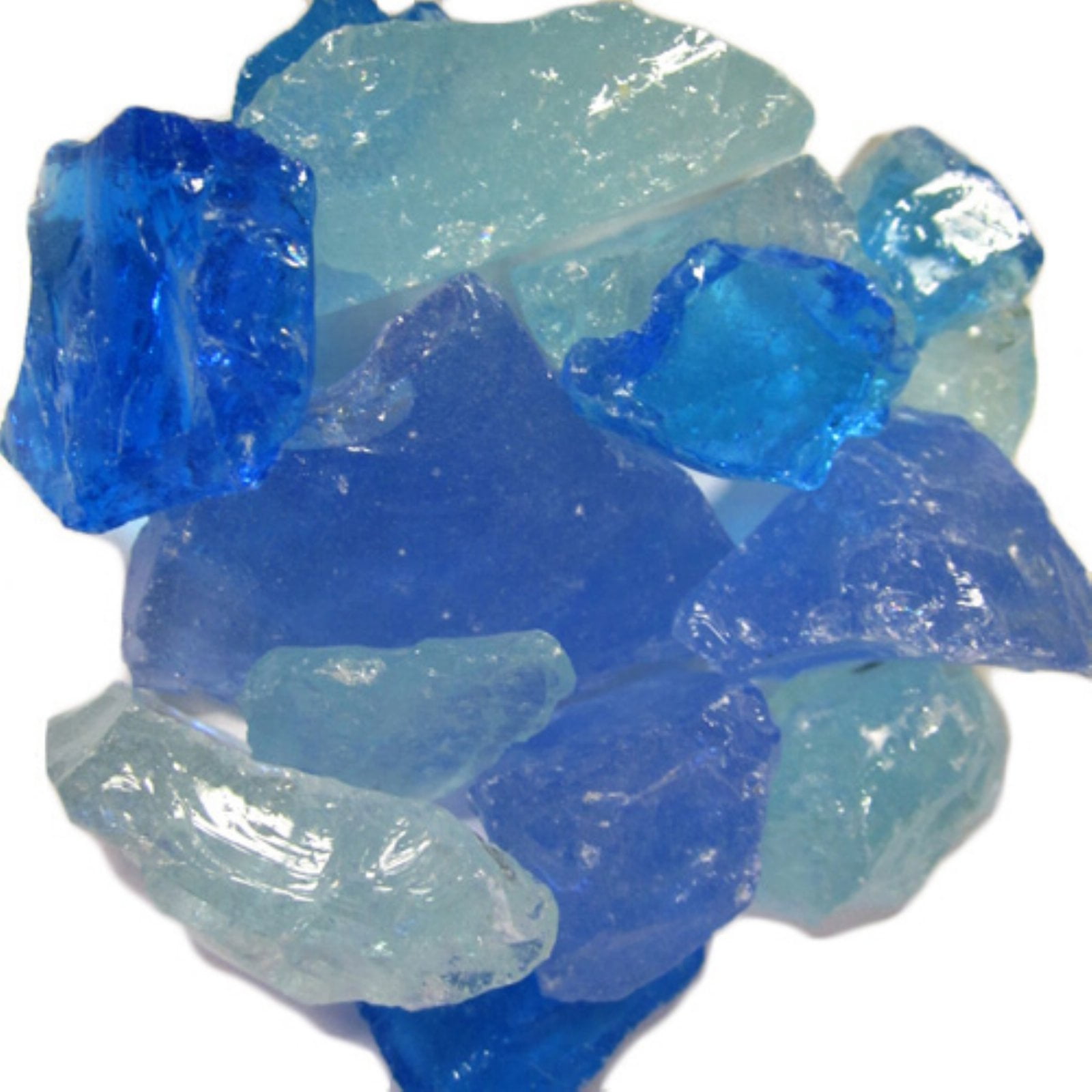 Recycled Fire Pit Glass, Bahama Blend