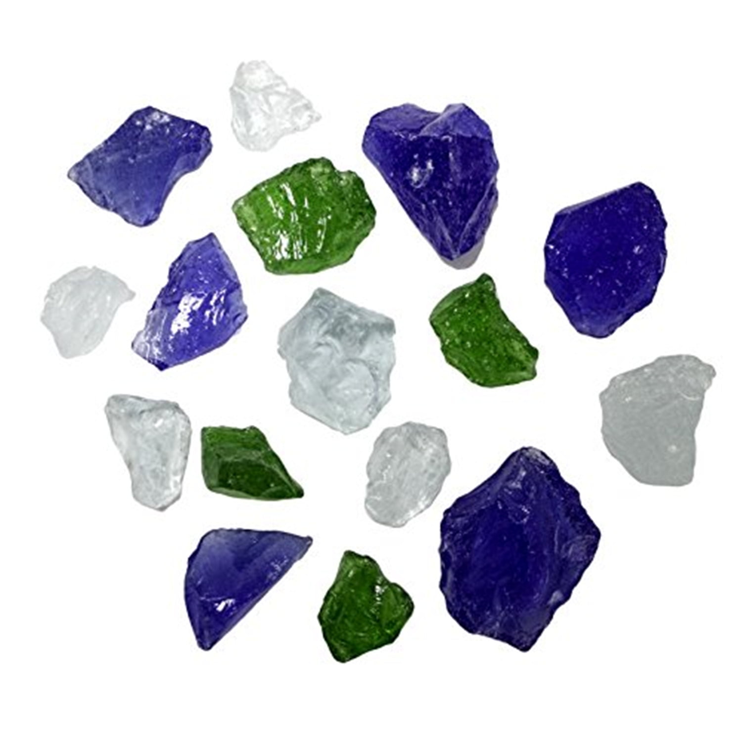 Recycled Fire Pit Glass, Pacific Blend