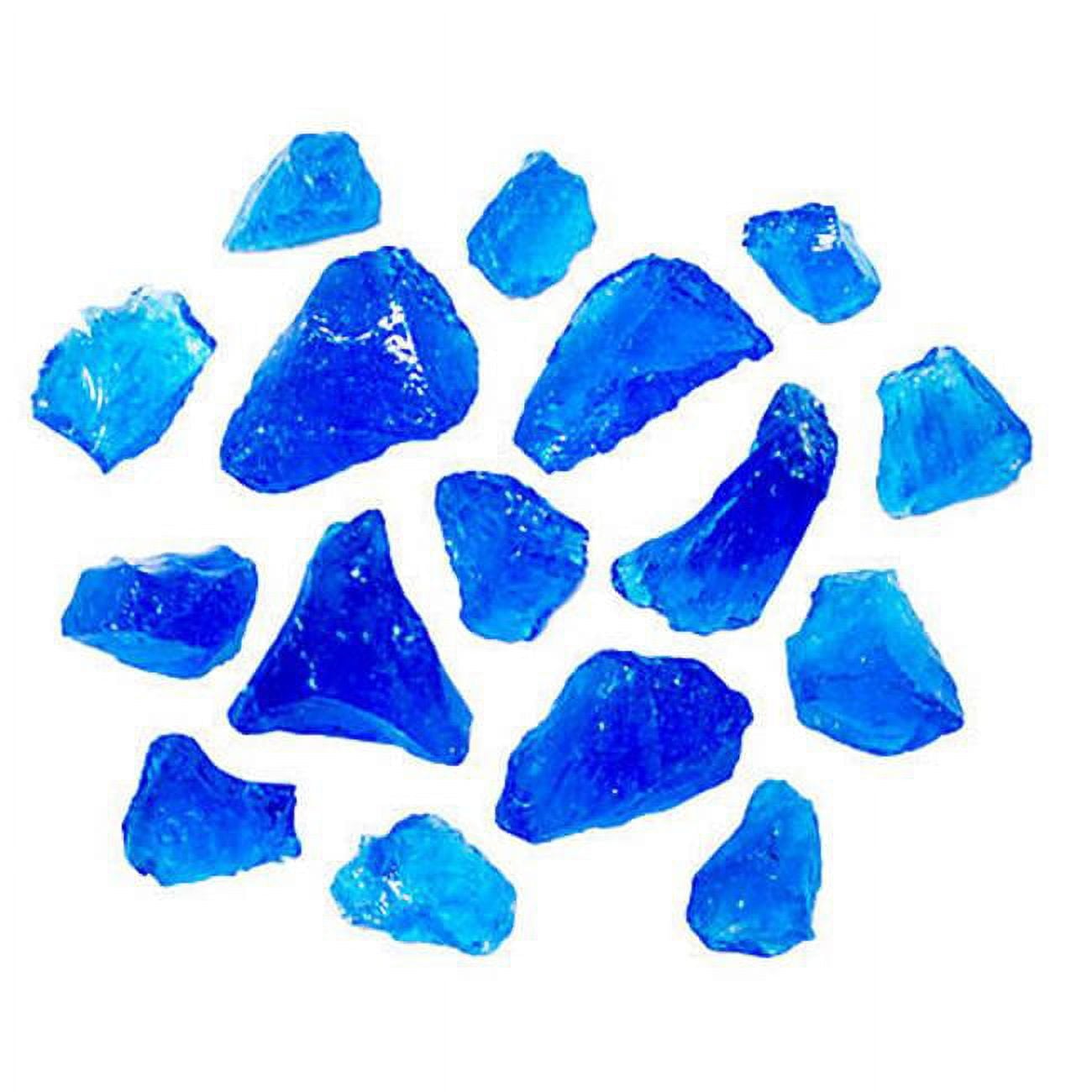 Recycled Fire Pit Glass, Turquoise
