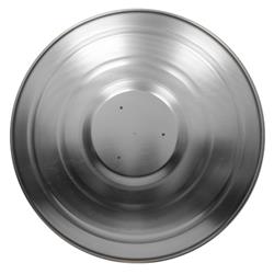 Solid Aluminum Heat Shield for Patio Heater, Silver