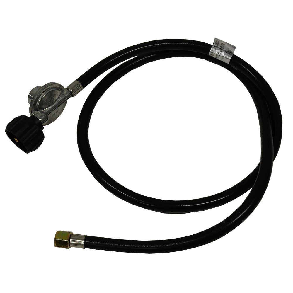 THP-GSL-REG Gas Supply Line & Regulator - Gray - 3/8in. Fitting - Durable Design