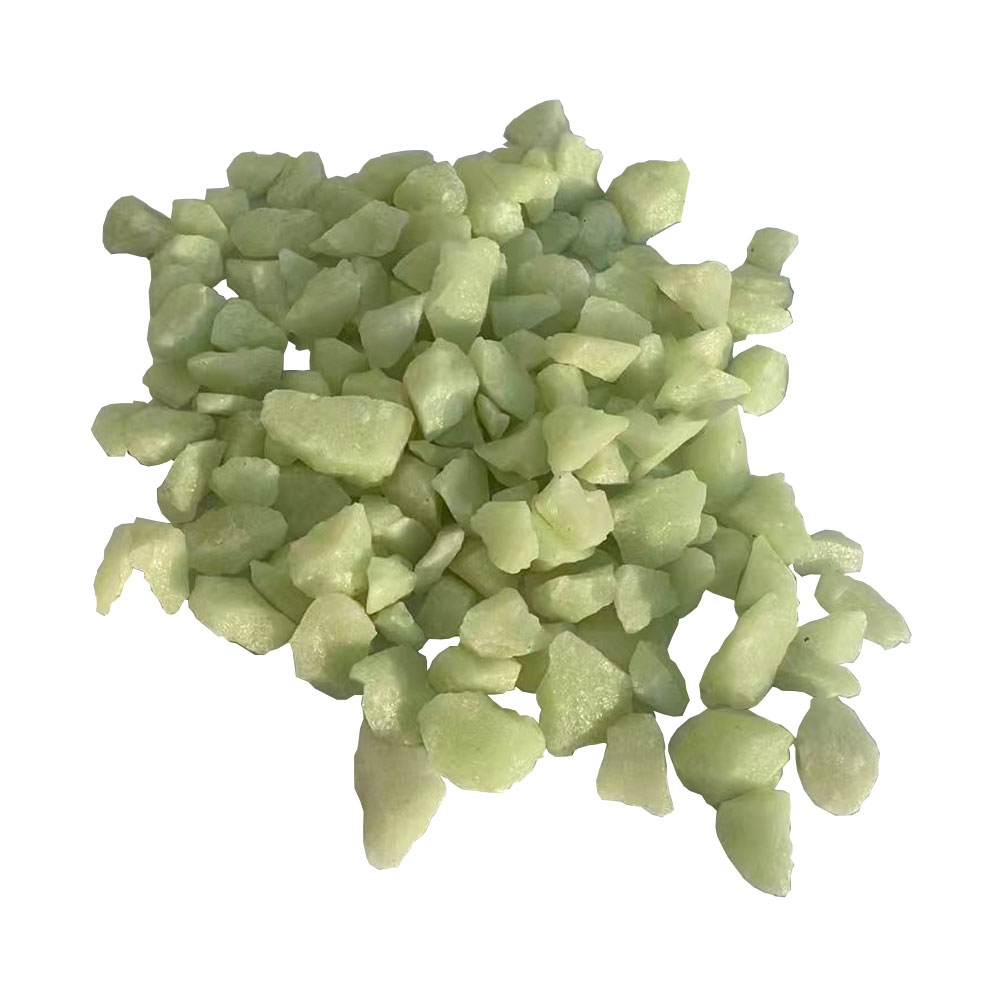 LR9-GLO-YG AZ Patio Heaters 9mm Glow in the Dark Landscape Glass in Yellow Green