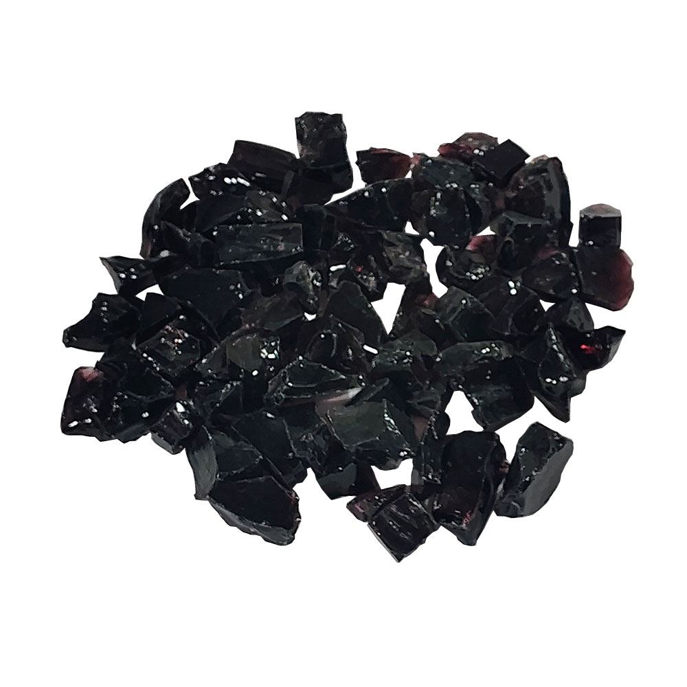 RGLASS-PRPL AZ Patio Heaters Recycled Fire Pit Fire Glass in Purple