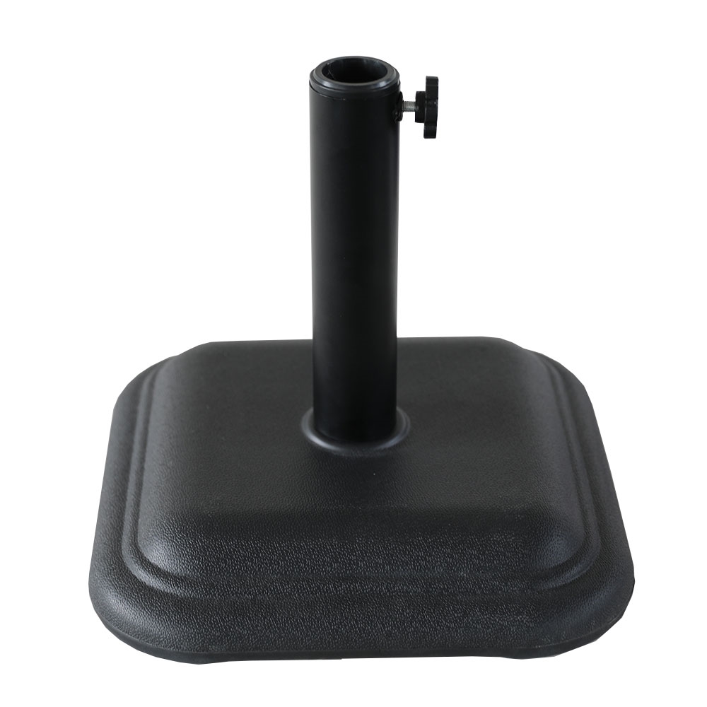 MK-BASE-SQ AZ Patio Heaters Square Concrete Base in Plastic for Market Umbrella