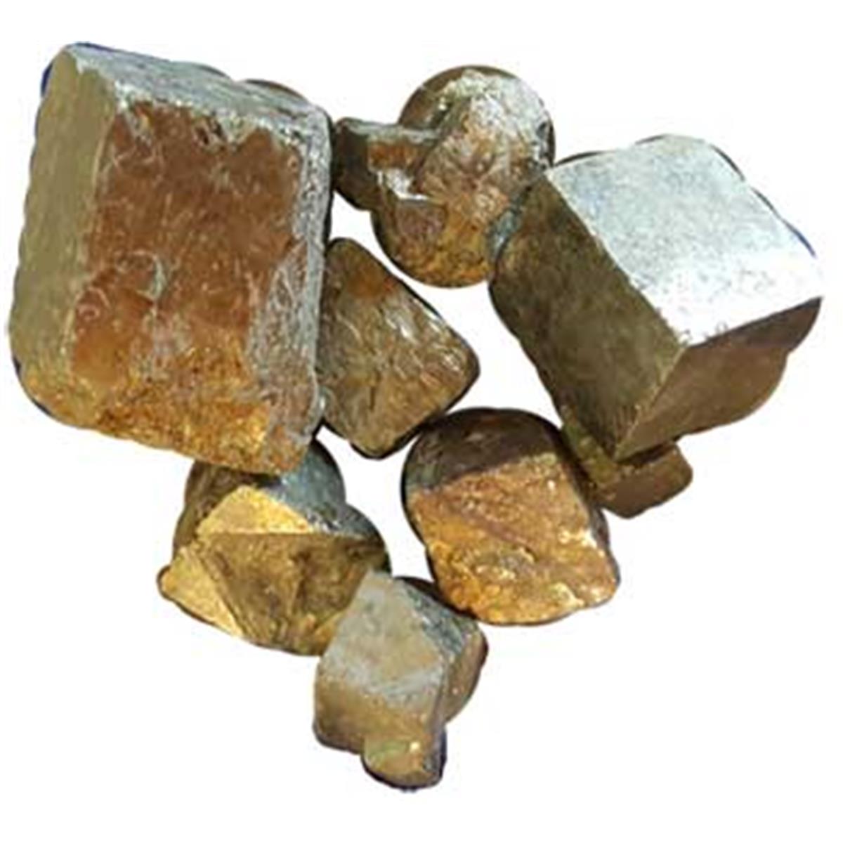1 lbs Pyrite Cubed Stones
