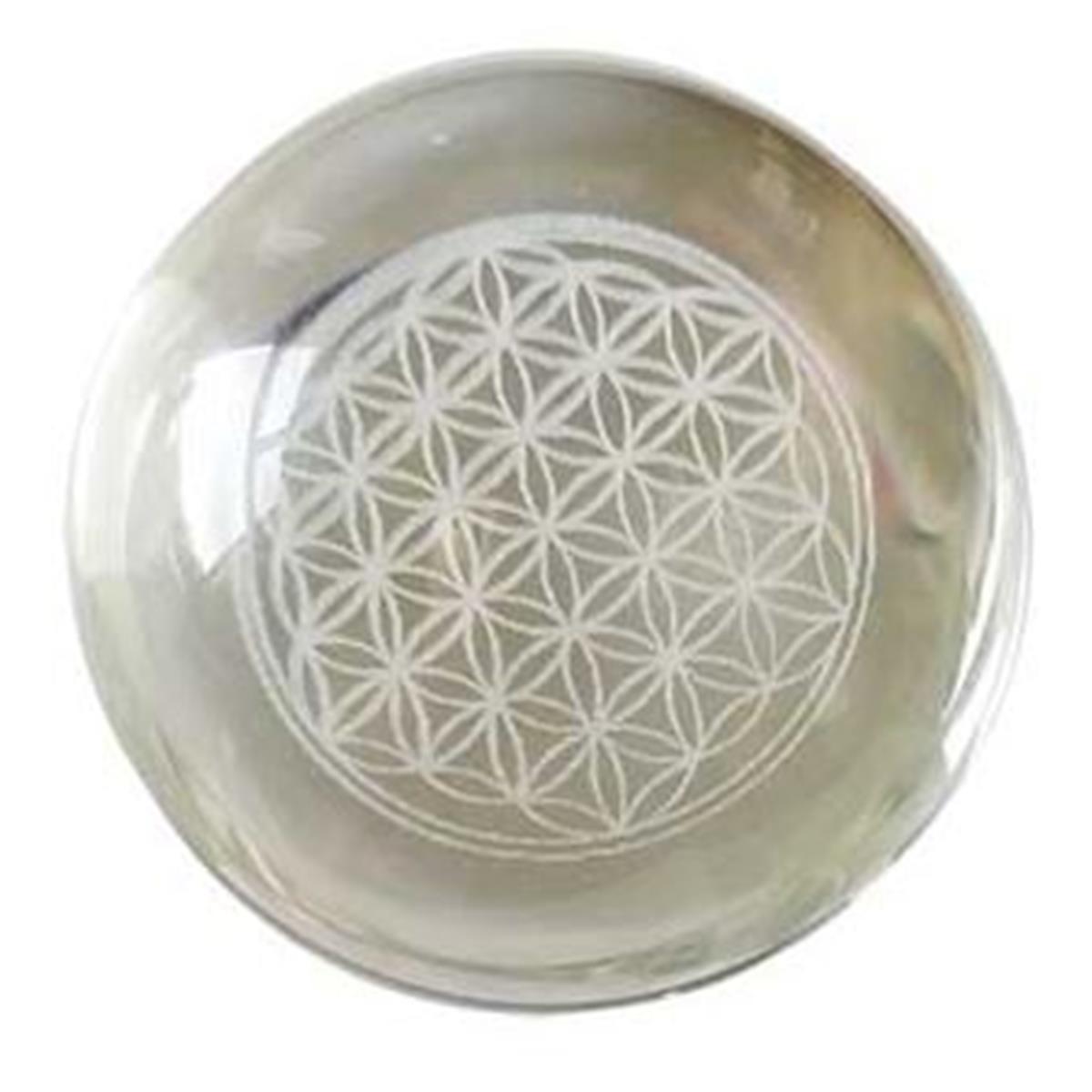 Picture of Azure Green FC55FOL 55 mm Flower of Life Crystal Ball