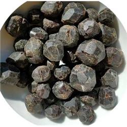 Garnet Untumbled Stones - Dark Red