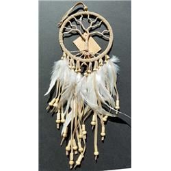 Tree of Life Dream Catcher - Tan - 4.5in.