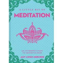 Picture of Azure Green BLITMED Little Bit of Meditation Hardcover Book by Amy Leigh Mercree