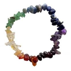 7 Chakra Chip Bracelet
